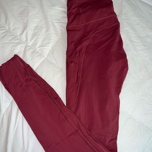 Lululemon Fast and Free 25” leggings